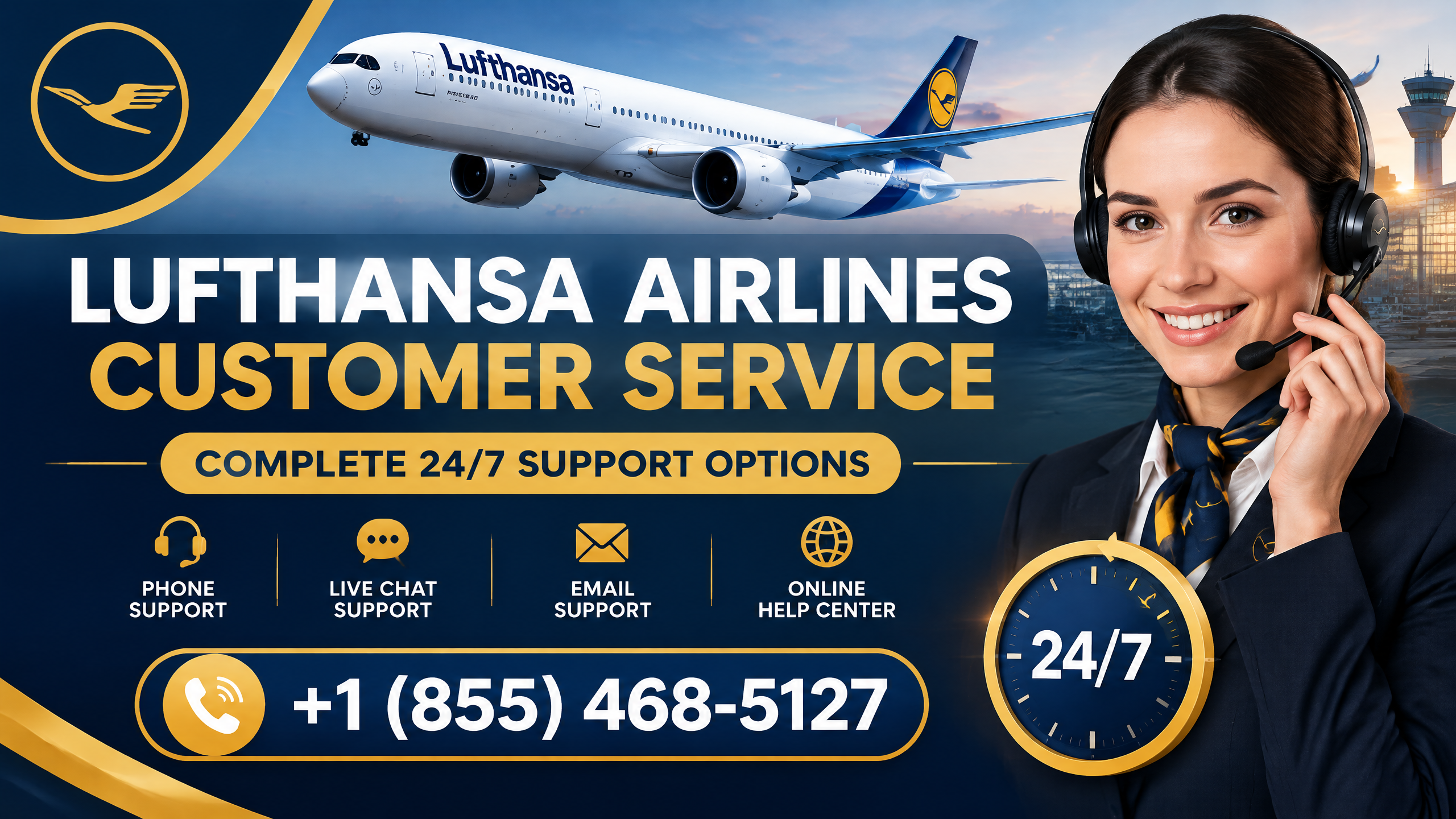 Lufthansa Airlines Live Agent Support Guide Booking, Cancellation & Flight Help