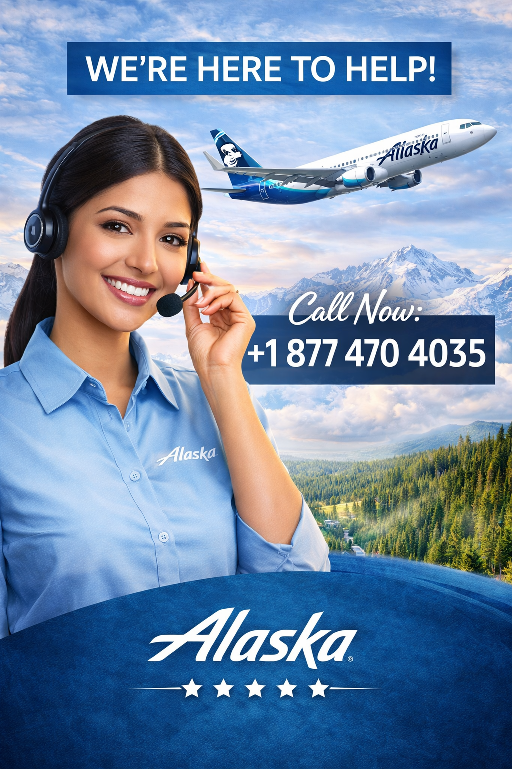 Alaska Airlines&reg; Customer Service Complete Guide = Step-by-Step Help &amp; Support 24/7