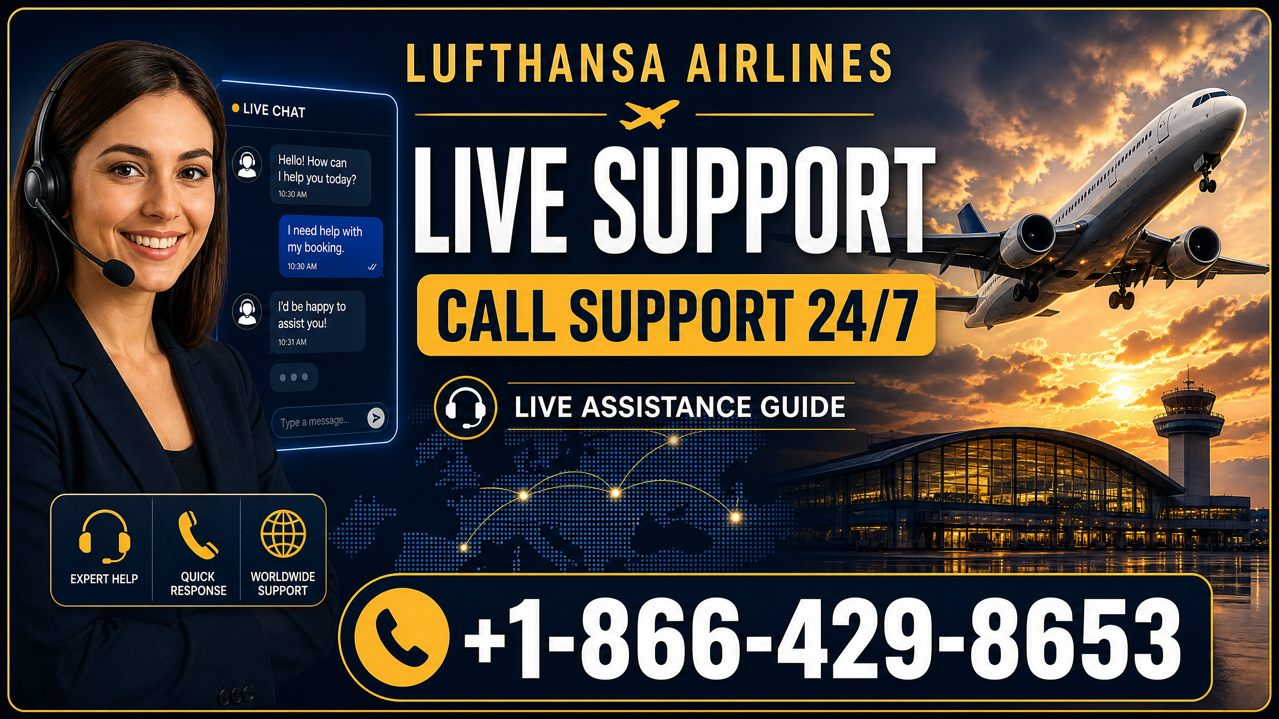 Lufthansa Airlines Â®Â® Official Customer} Service Live 24 hour || Full 24~7 Support Guide - YouTube