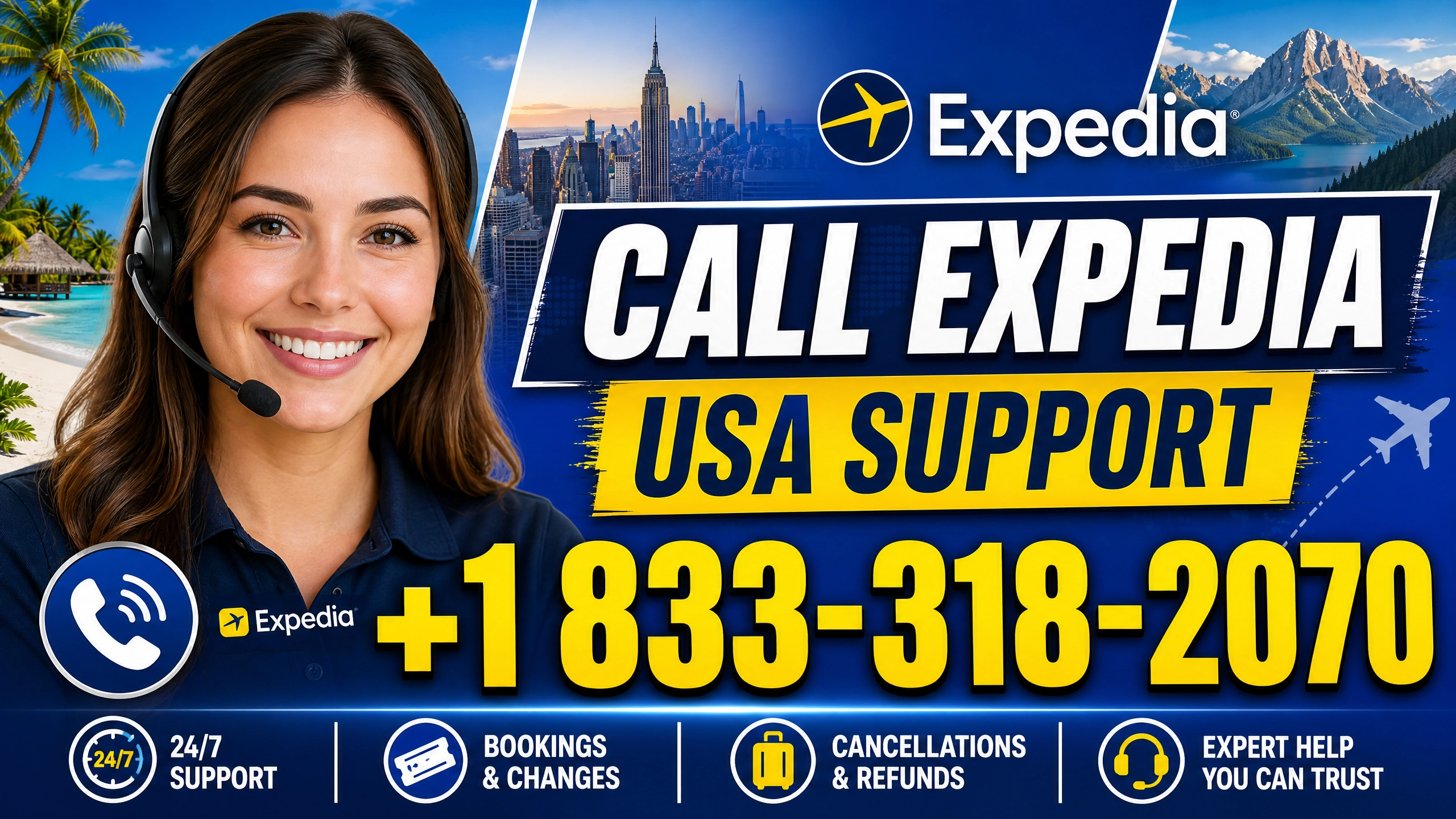 Expedia™ USA Customer Service Your Full 24/7 Live Person Support and contact step by step by guide