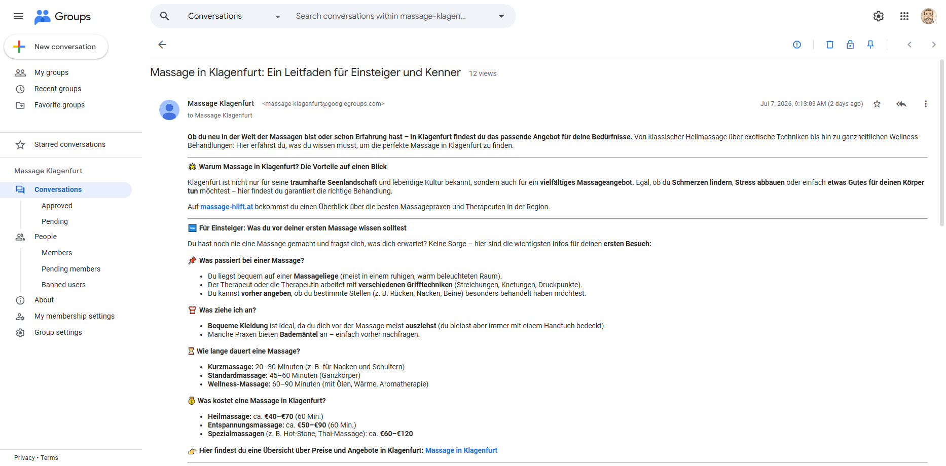 Professionelle Massagen für jeden Anlass